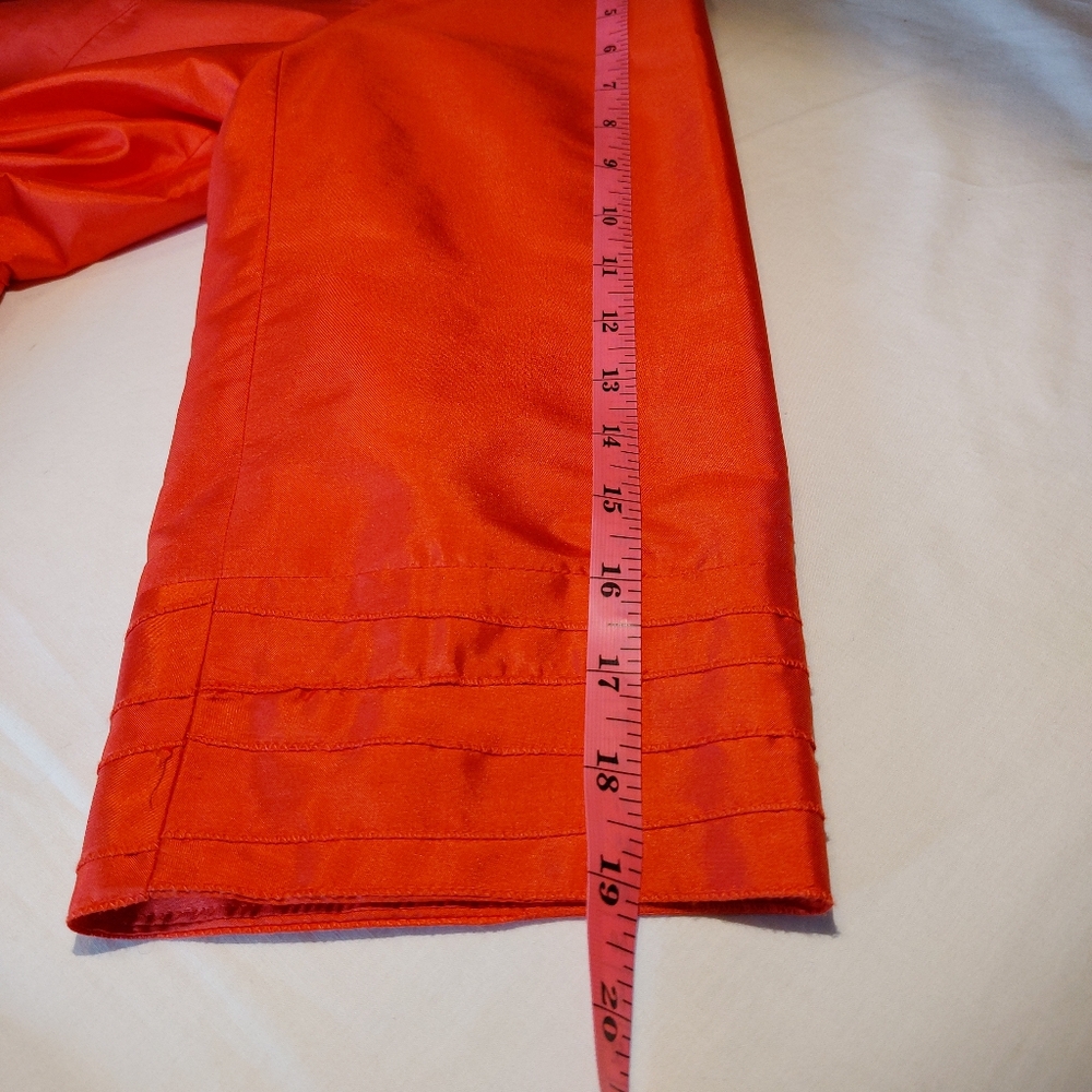 Jones New York Signature Coral Silk Jacket Blazer 14 Like New EUC - Picture 12 of 13